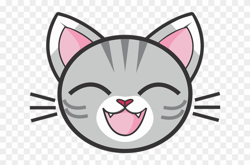 Gray Tabby Cat, Grey Tabby, Tabby - Cat Face Png #691148