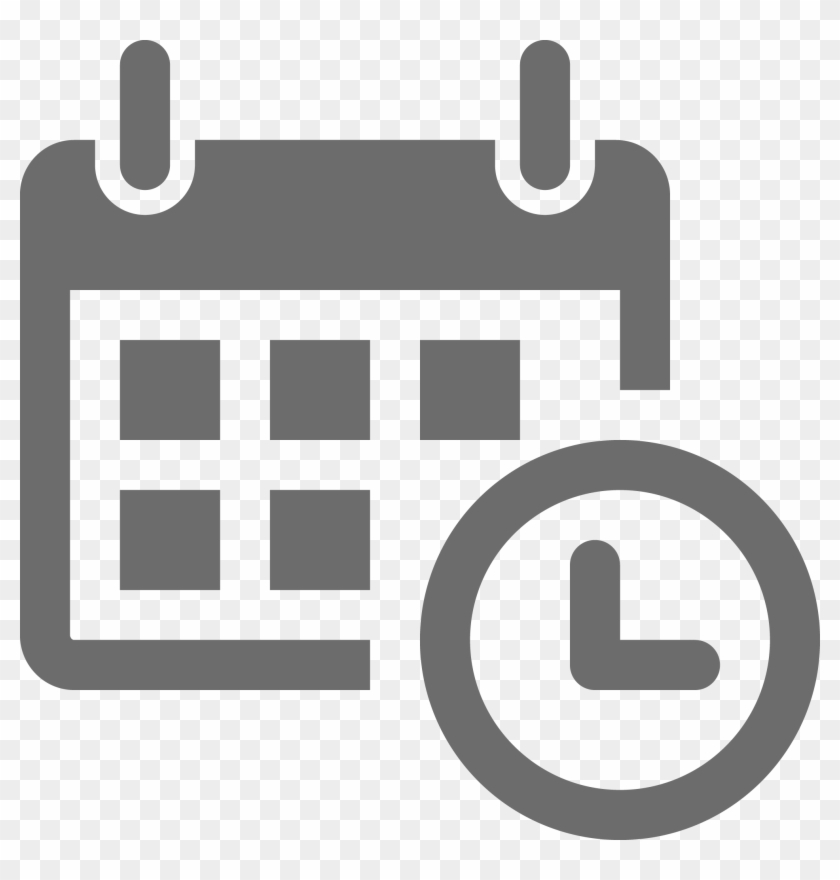 Plmalherbe, Calendar With A Clock Time Tools - Time And Attendance Icon #691246