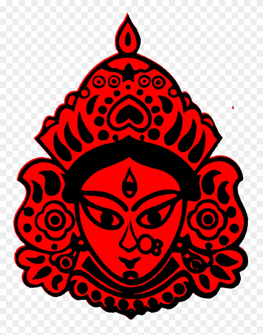 Goddess Durga - Aarti Thali Decoration For Navratri #691257