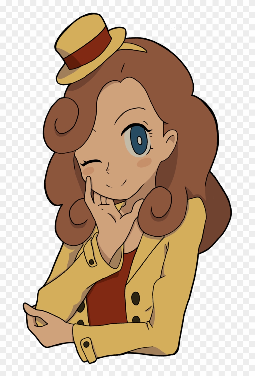 Lady Layton's Mystery Journey By Karasuexe - Layton Mystery Journey Fan Art  - Free Transparent PNG Clipart Images Download