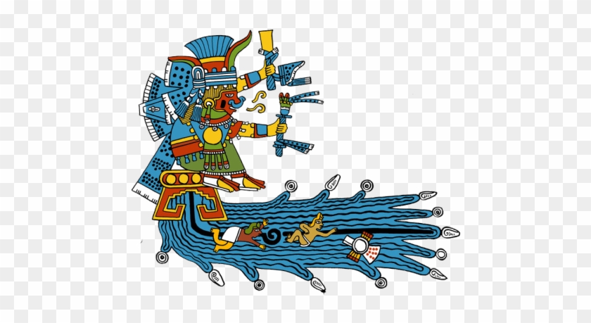 Aztec Goddess Of Water And All Aquatic Elements - Aztec God Of Water #691505