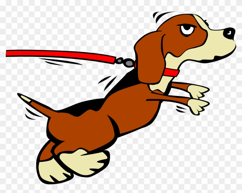 Veterinarians, Dog Trainers And Dog Walkers Have All - Dog On Leash Clipart #691650