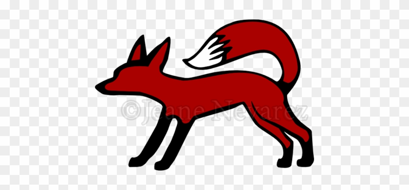 Original Fox Sketches, Followed By The Vector Art They - Stock Photography #691834