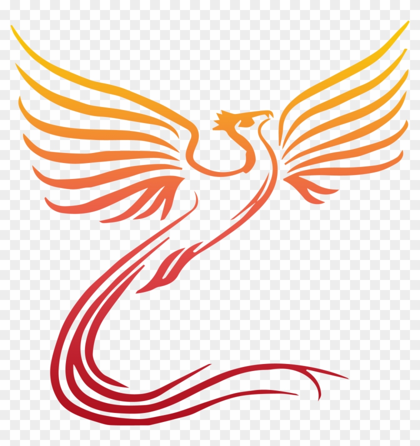 Phoenix Bird Mythology Clip Art - Phoenix Bird Logo Png #691865