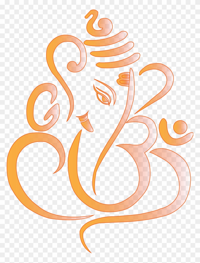 Ganesha Symbol Clip Art - Ganesh Ji Black And White #691872