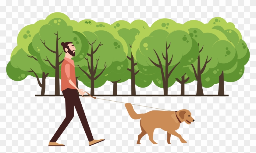 Dog Walking Dog Walking - Dog Walk Png #692053