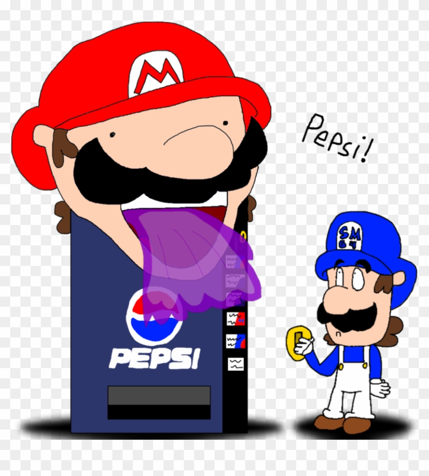 Mario Pepsi Machine By Luigibroz - Super Mario Glitchy 4 #692051