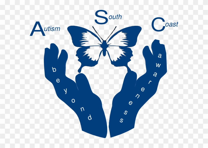 Autism South Coast Clip Art At Clker - Butterfly Silhouette Clip Art #692076