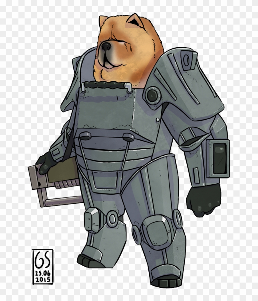 Fallout 4 Power Armor Clipart - Fallout Dog Power Armor #692088