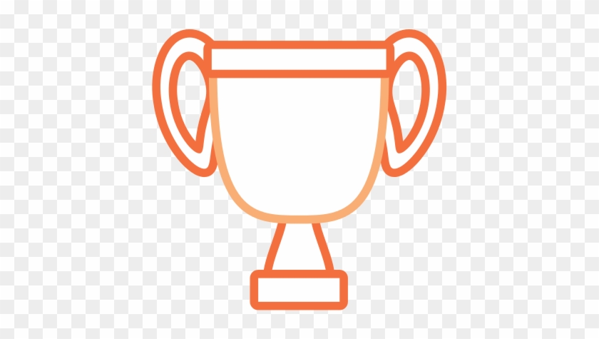 Competition Trophy Vector Icon Illustration - Trophy #692129