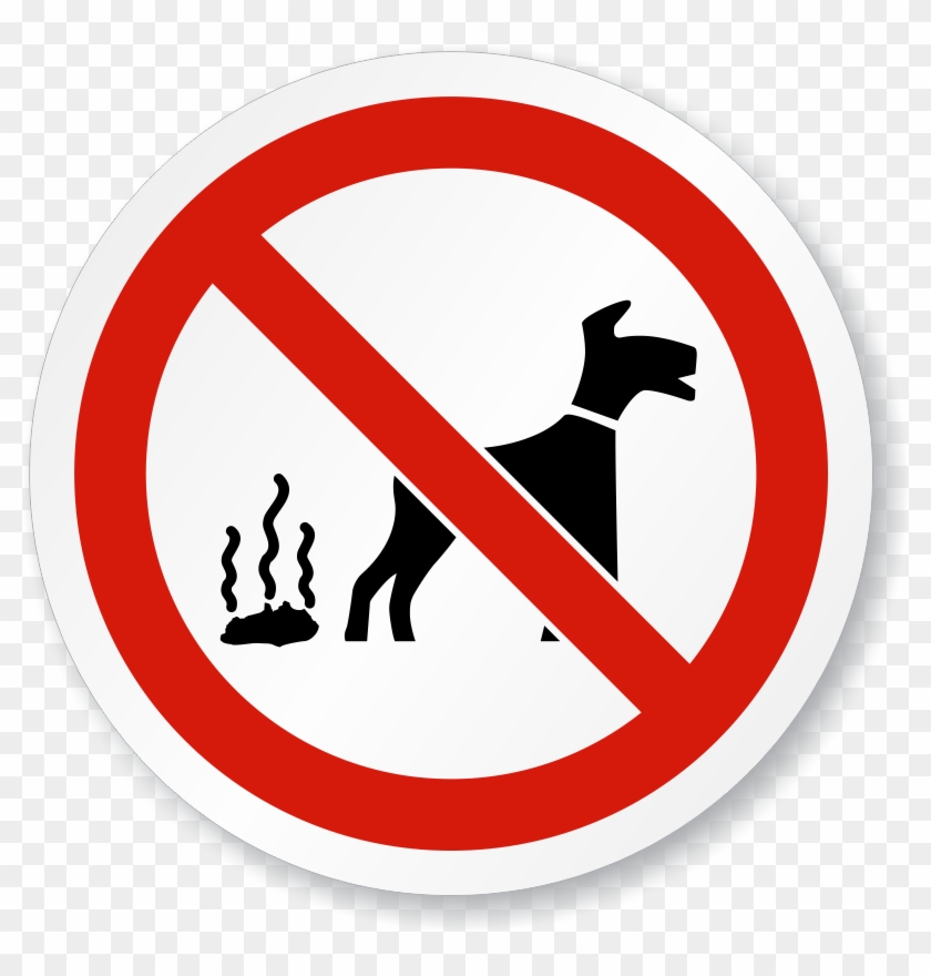 No Dog Fouling Iso Sign - No Se Admiten Perros #692190