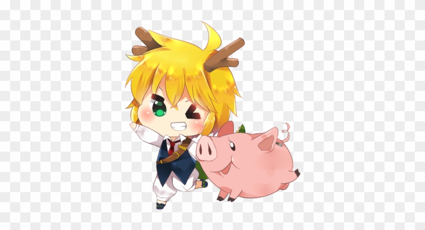 Mel And Hawk Chibi By Chowkeyo - Cartoon #692203