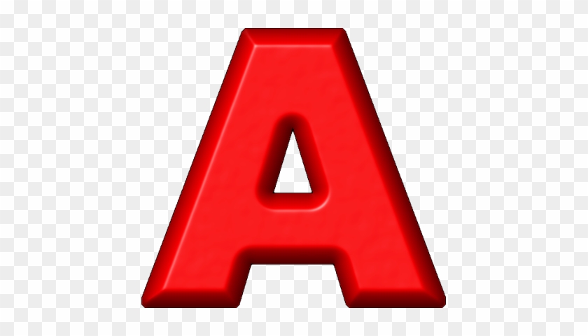 Etc > Presentations Etc Home > Alphabets > Refrigerator - Letter A In Red #692340