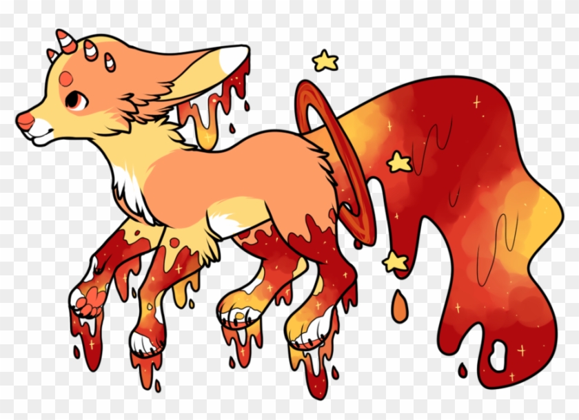 Candy Corn Goo Dog Closed By Voxame - Cartoon #692369