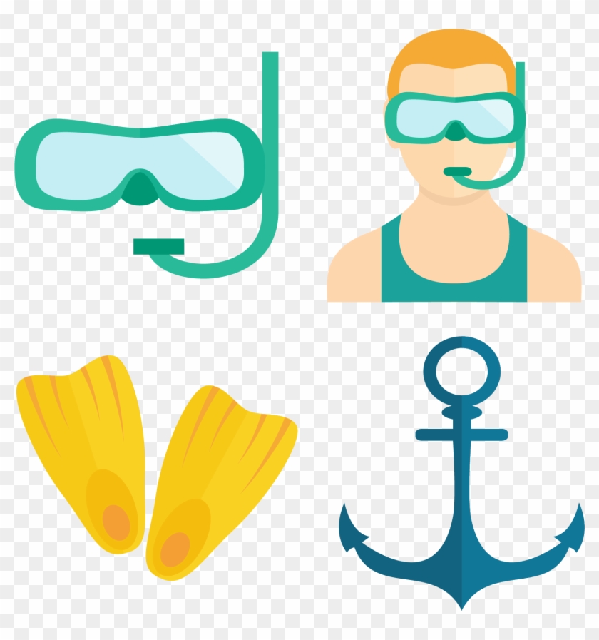 Underwater Diving Free-diving Diving Mask Clip Art - Underwater Diving Free-diving Diving Mask Clip Art #692420