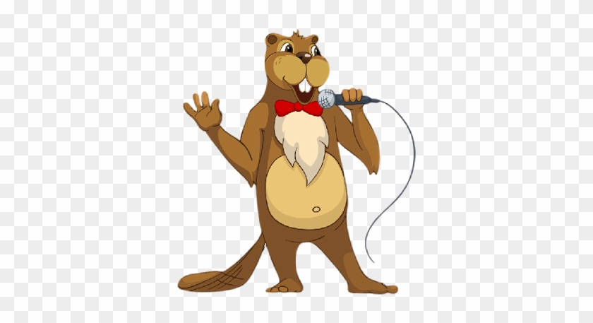 Beaver Cartoon Images - Singing Beaver #692417