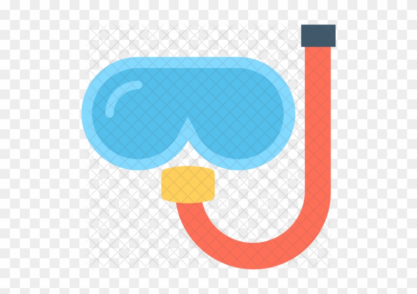 Snorkel Mask Icon - Illustration #692455