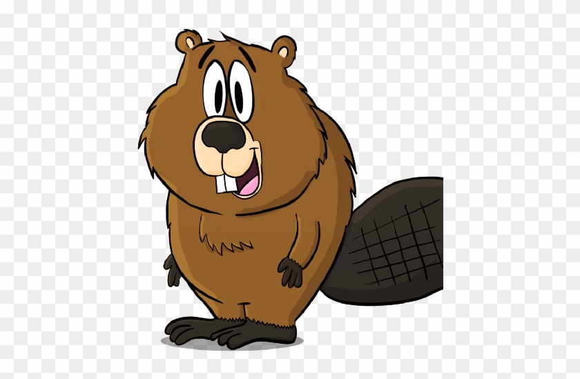 Funny Beaver Cartoon - Cartoon #692482