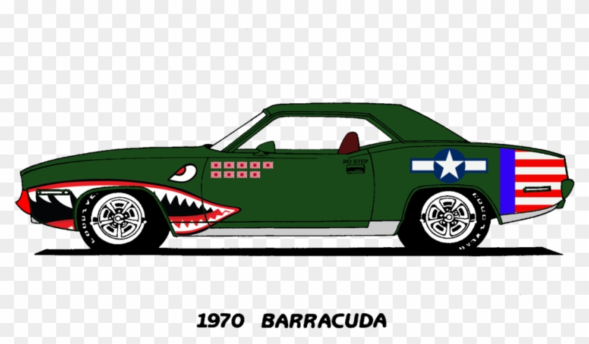 Usaaf '70 Barracuda Paint Job Mk - Ford Mustang #692590