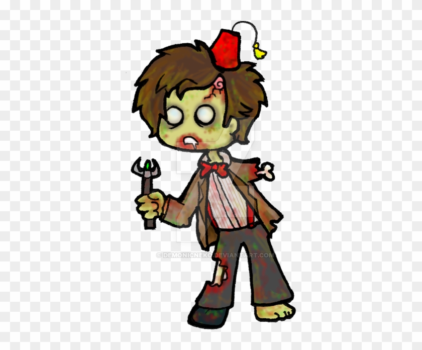 11th Doctor Who Zombie By Demonicneko On Deviantart - Doctor Who Zombie #692747