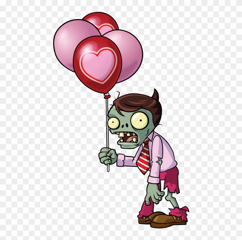 Pink Balloon Zombie - Plants Vs Zombies 2 Valenbrainz #692779