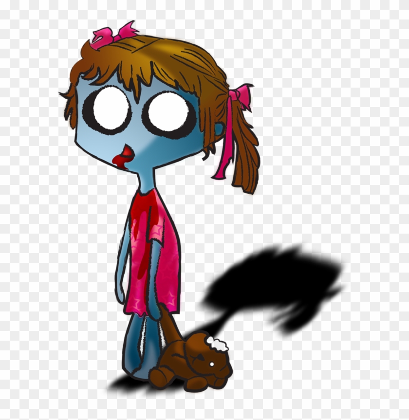 My Zombie Girl By Lebel27 - Zombie Cartoon Girl Png #692798