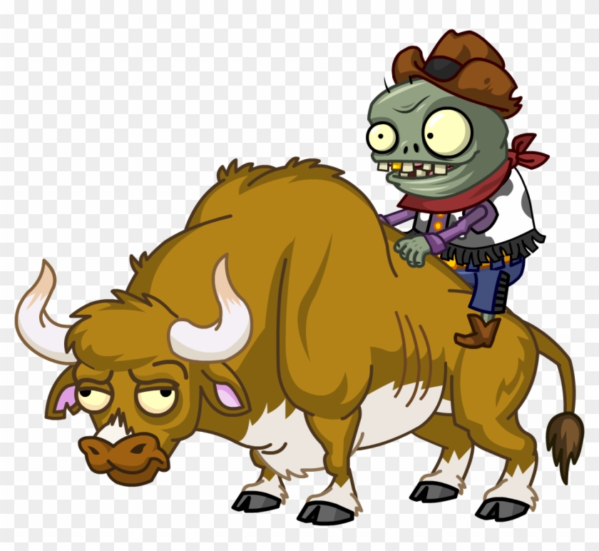 Zombie Bull Rider Character - Plants Vs Zombies 2 Game Guide #692851