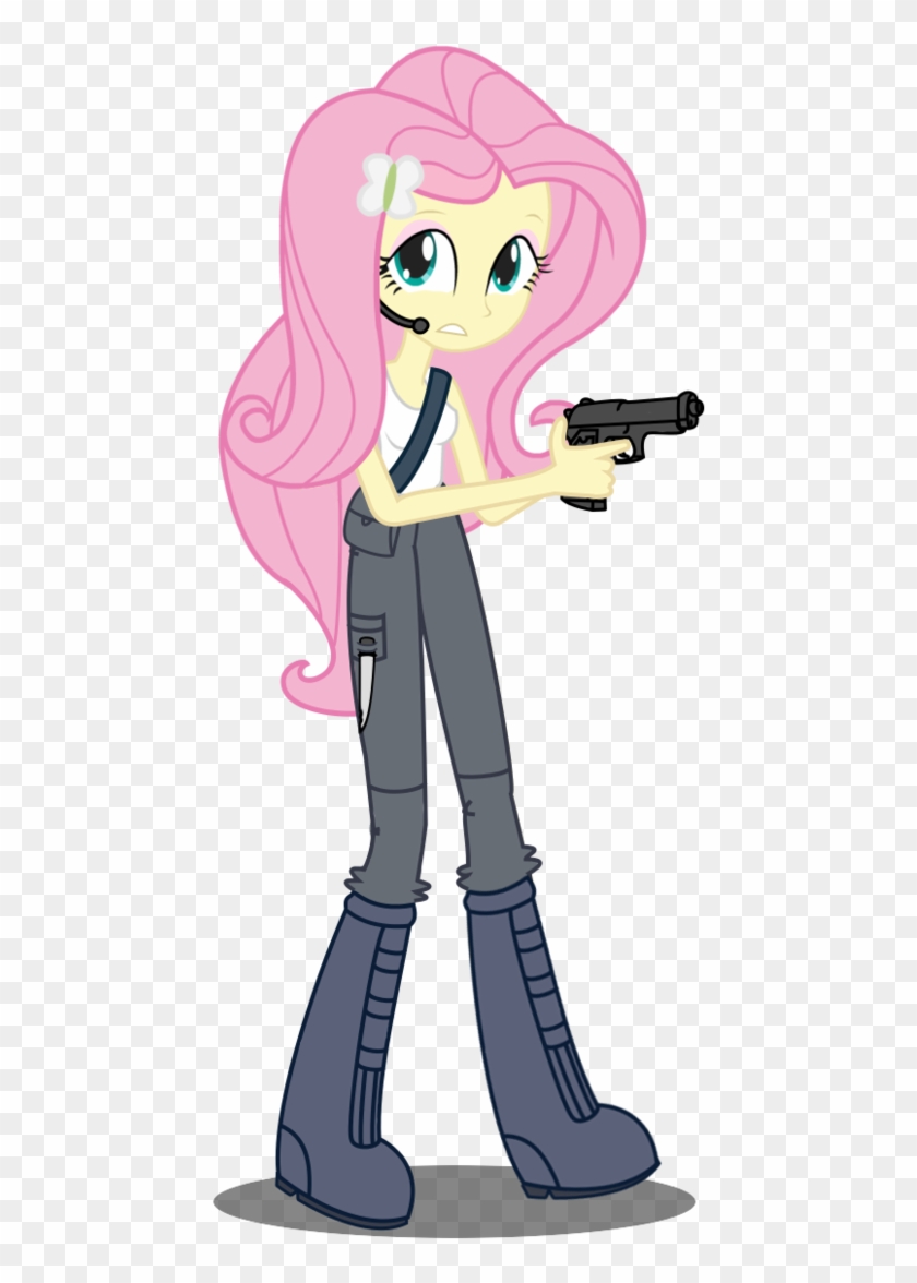 Equestria Girls Fluttershy Zombie Apocalypse By Gioku - Equestria Girl Zombie Apocalypse #692866