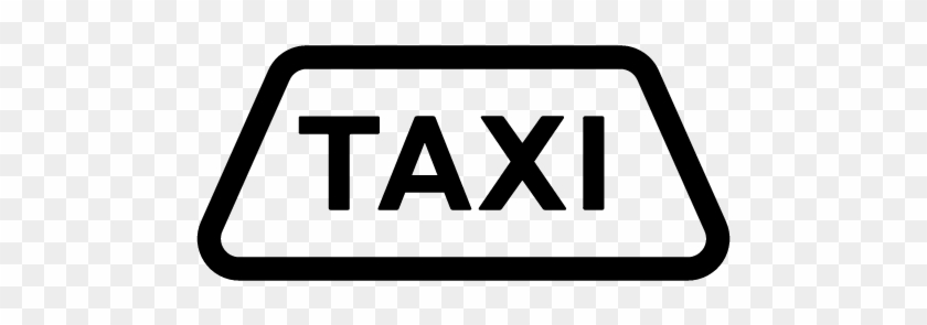 Taxi Sign Icon - Taxi Logo Png #692944