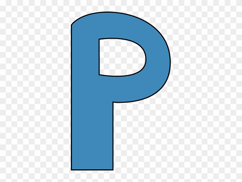 Letter P Clipart - Letter P Clipart Blue #692959