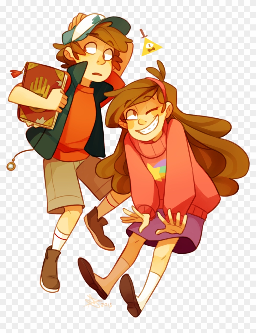 Dibujos De Gravity Falls, Caricaturas, Gemelo, Diseño - Gravity Falls Dipper And Mabel Fan Art #693077