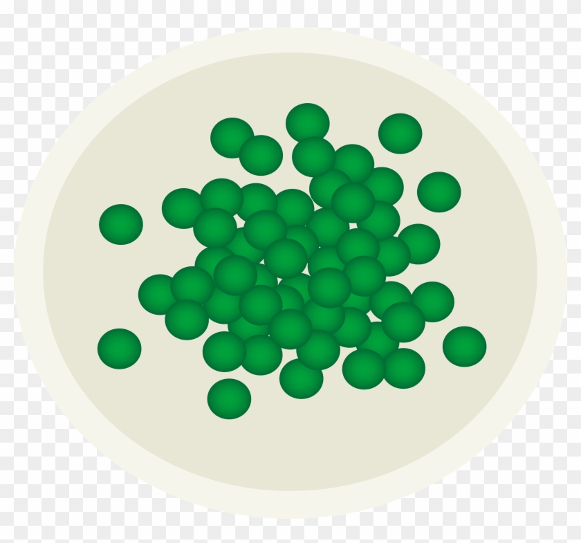 Plate Clipart Green - Peas Clip Art #693254