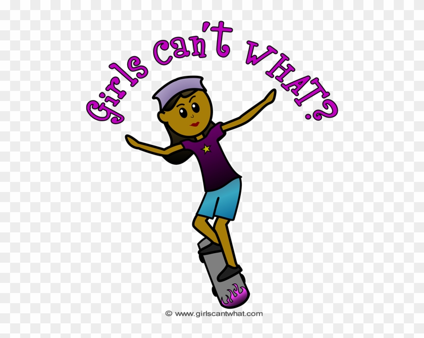 Skateboard Clipart Cant - Happy Birthday Firefighter Woman #693252