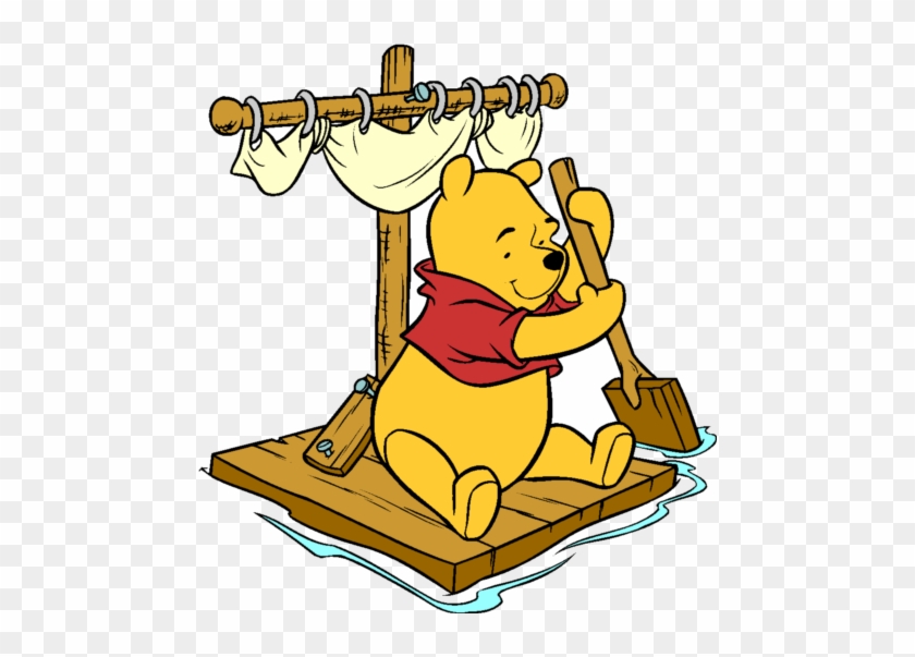 Winnie The Pooh On A Raft - Its Okay Winnie The Poo #693320