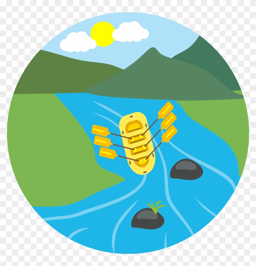 Pacuare River Row Free Clip Art - Boat #693332