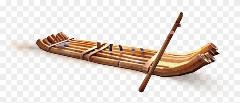 Raft Bamboo Bamboe Clip Art - Плот Png #693333