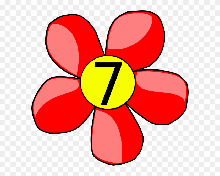 Flower With Number Clipart #693534