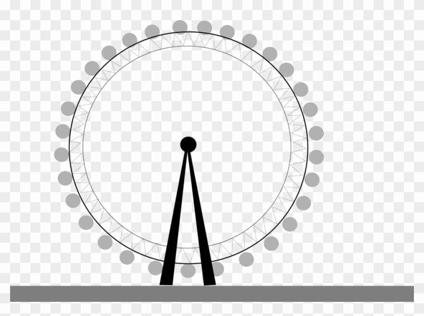 London Eye Transparent Background - Imagen De Un Circulo Punteado #693671