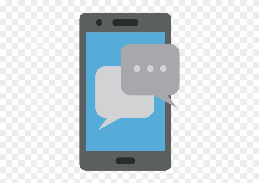 Chatting, Mobile, Phone, Smartphone Icon - Ico Smartphone Png #693804