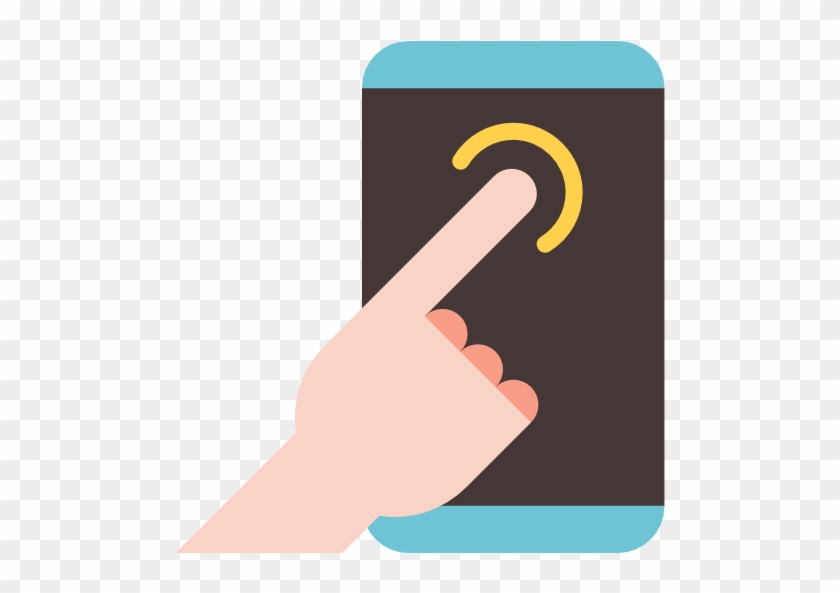 Download Mobile Cell Phone In Hand Png Transparent - Smartphone Hand Icon Png #693845
