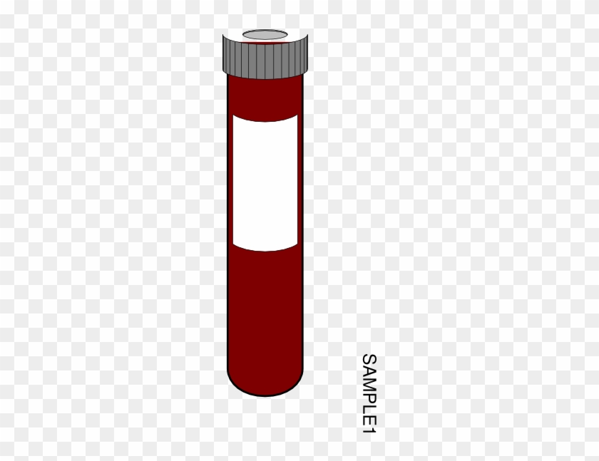 Blood Tube Clipart - Vial Of Blood Cartoon #693865