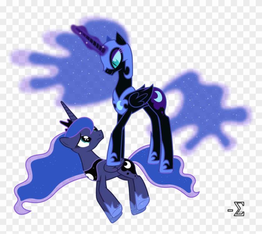 Nightmare Moon Defeats Princess Luna By 90sigma - Luna Mlp Nightmare Moon #694002