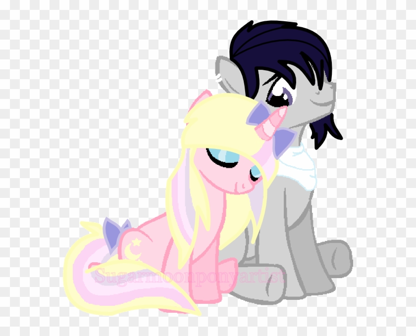 Sugar Moon And Winter Wing In Love By Sugarmoonponyartist - Cartoon #694019