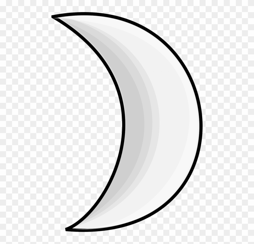 Vector - Crescent Clip Art Moon #694075