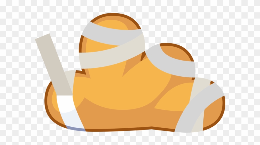 Orange Cloudy Ripping Off A Bandage0022 - Bfdi Cloudy Orange #694132