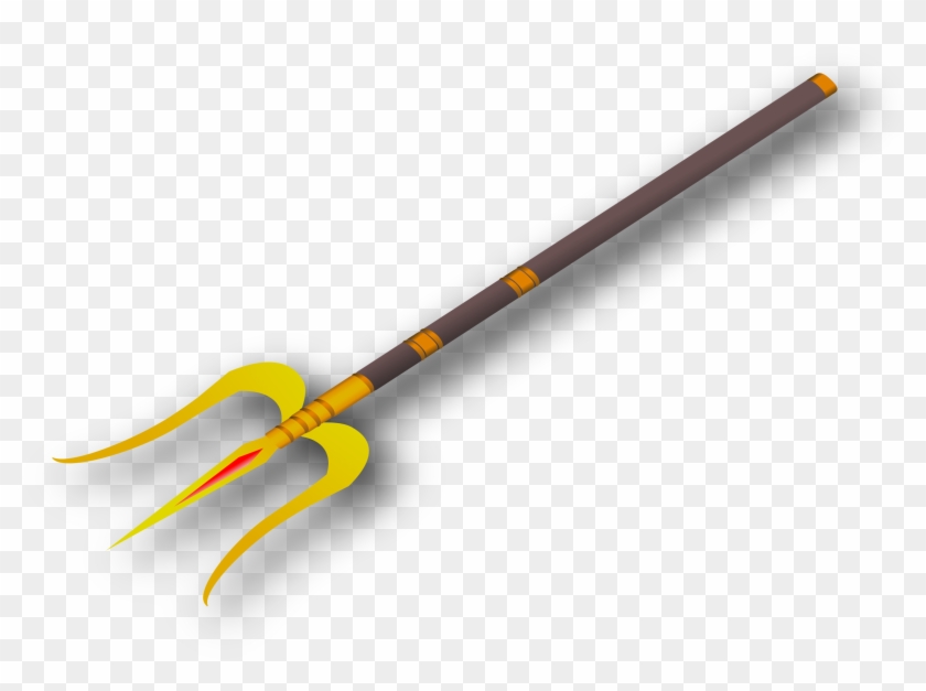 Poseidon Trident Spear Clipart - Spear #694243
