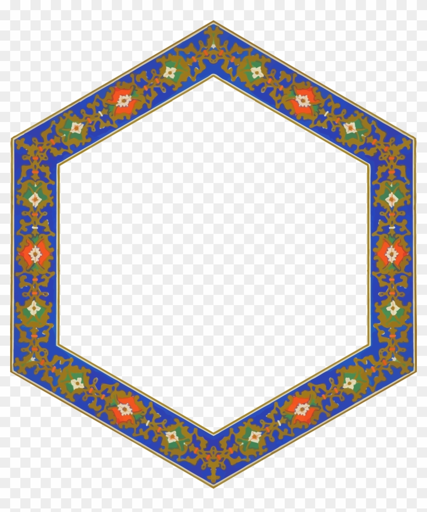 Big Image - Hexagonal Frame Png #694323