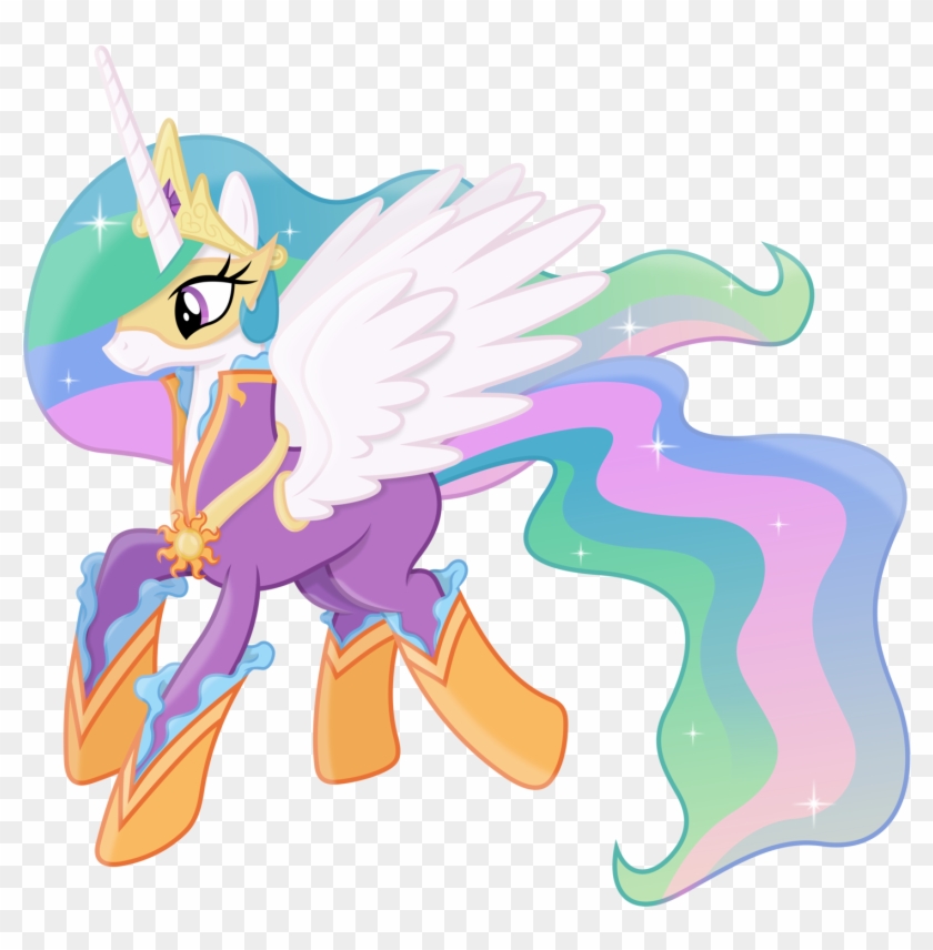 My Little Pony Friendship Is Magic Wallpaper Entitled - My Little Pony Power Ponies Princess Celestia #694347