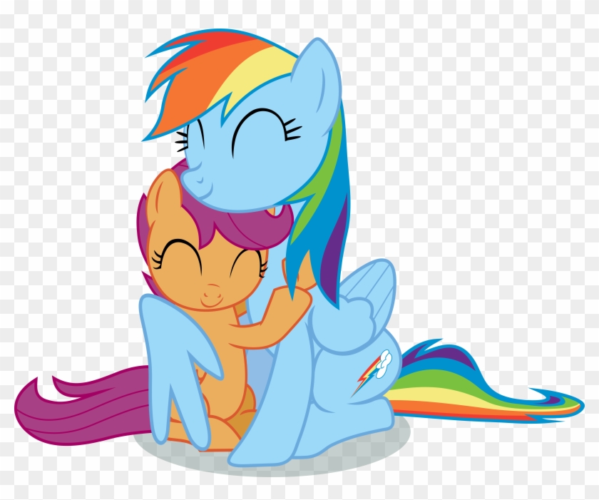 My Little Pony Friendship Is Magic Scootaloo And Rainbow - My Little Pony Rainbow Dash #694397