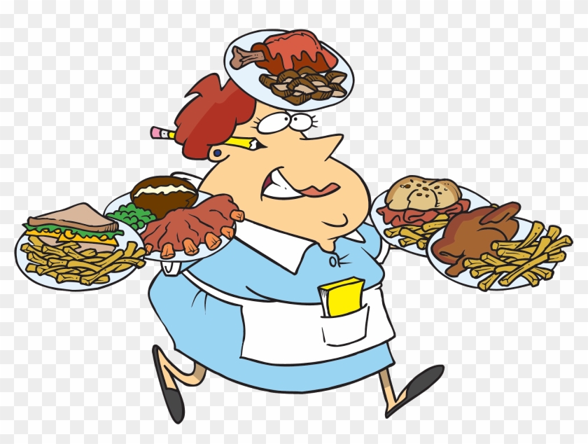 In Addition, The Average Percentage That Influences - Waitress Clip Art #694453